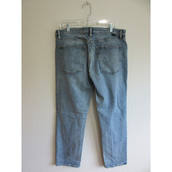 OUTERKNOWN Blue Denim 34x29 Cotton Spandex Straight Leg Jeans - Picture 3 of 6